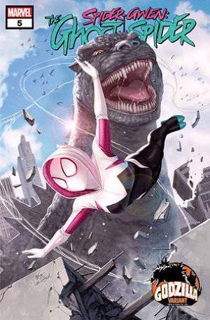 Spider-Gwen: Ghost-Spider #5 INHYUK LEE GODZILLA cover