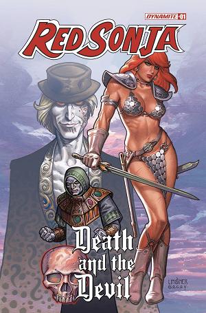 Red Sonja Death And The Devil #1 CVR E LINSNER FOIL cover