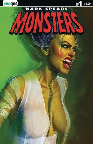 Mark Spears Monsters #1 CVR E BRIDEZILLA cover