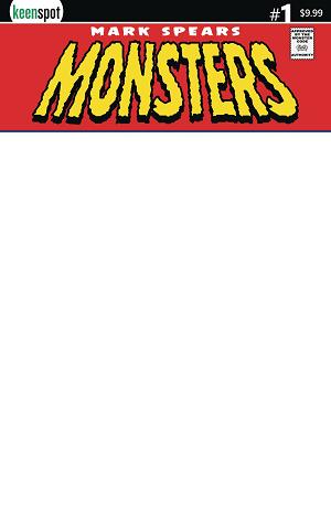 Mark Spears Monsters #1 CVR G BLANK SKETCH cover