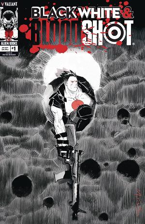 Black White & Bloodshot #1 CVR B BERGARA (MR) cover