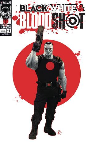 Black White & Bloodshot #1 CVR D OLIVETTI (MR) cover