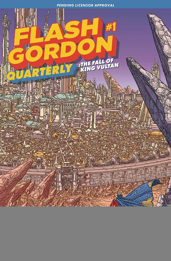Flash Gordon Quarterly #1 variant cover by Filya Bratukhin