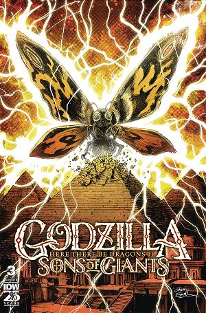 Godzilla Here There Be Dragons Ii Sons Of Giants #3 CVR B cover