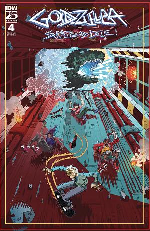 Godzilla Skate Or Die #4 CVR A JOYCE cover