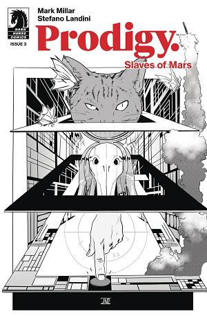 Prodigy Slaves Of Mars #3 CVR B B&W LANDINI (MR) cover