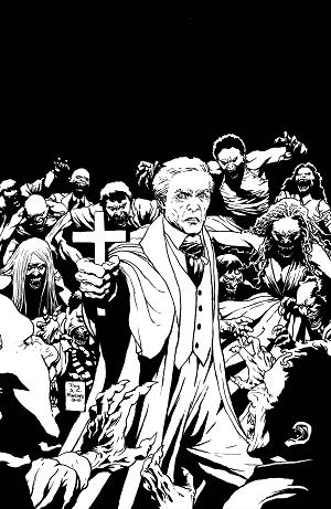 Tom Hollands Fright Night #1 CVR D B&W VIRGIN ART LTD ED cover
