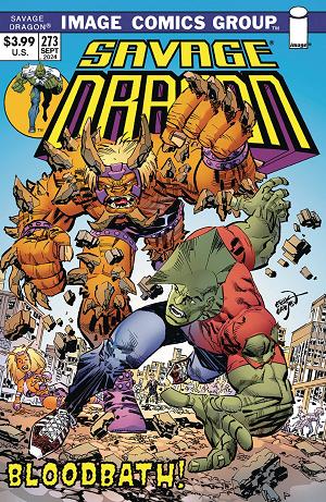 Savage Dragon #273 CVR B LARSEN (MR) cover
