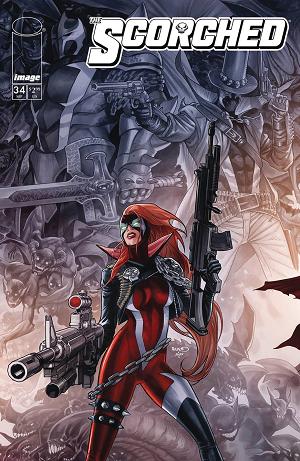 Scorched #34 CVR B RENAUD cover