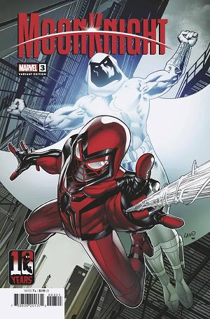 Moon Knight #3 LAND MILES MORALES 10TH ANNIV cover