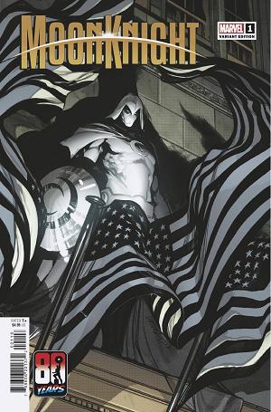 Moon Knight #1 LARRAZ CAPTAIN AMERICA 80TH cover