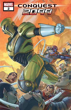 Conquest 2099 #2 (OF 5) PETE WOODS cover