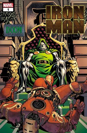 Iron Man #1 MIKE MCKONE DOOM cover
