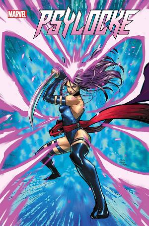 Psylocke #1 RICKIE YAGAWA PINK FOIL cover