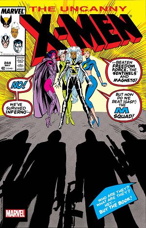 Uncanny X-Men #244  cover