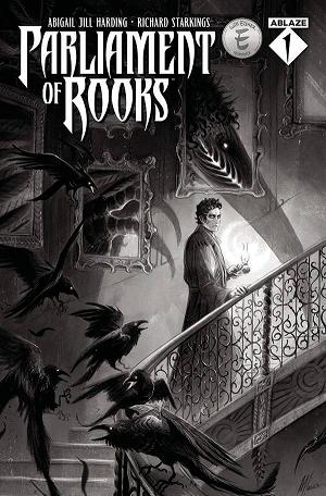 Parliament Of Rooks #1 CVR B ABIGAIL JILL HARDING B&W (MR) cover