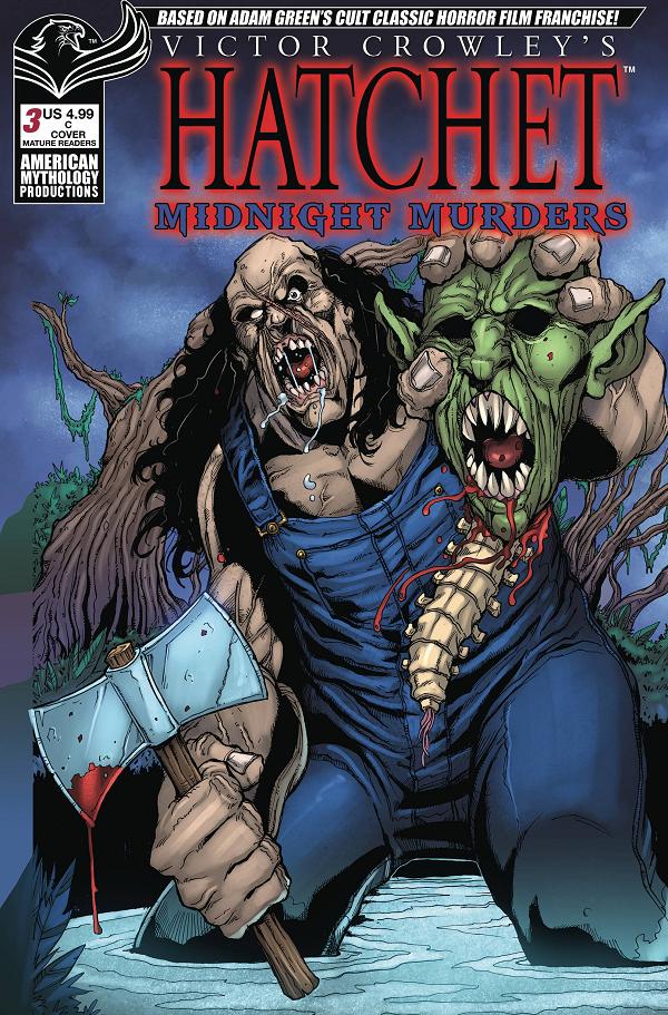 Hatchet Midnight Murders #3 variant cover by Puis Calzada