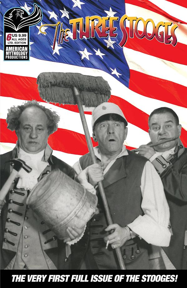 Am Archives Three Stooges Dell 1961 #6 CVR B LTD ED 1/350 B& cover