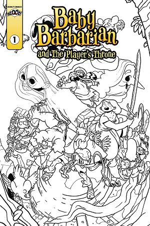 Baby Barbarian #1 CVR B HANSON COLORING CVR (RES) cover
