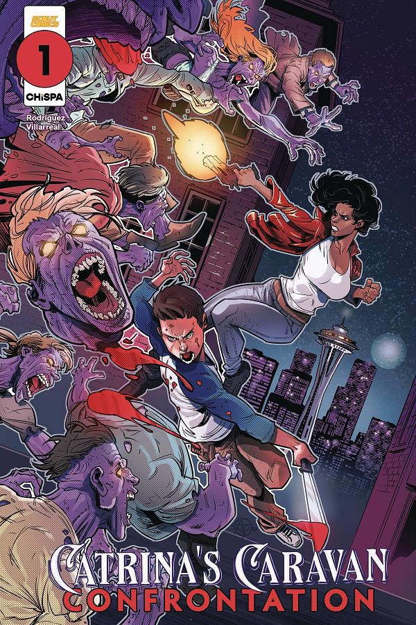 Catrinas Caravan Confrontation #1 cover by Ariel Medel