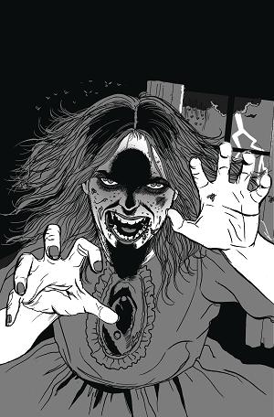 Demon Inside #1 CVR C WORONCHAK B&W VIRGIN (MR) cover