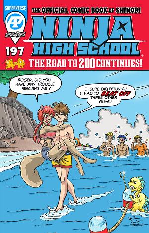 Ninja High School #197 cover