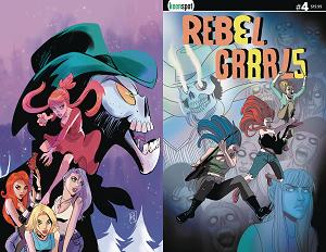 Rebel Grrrls #4 CVR D AHMAD BECKA HOLOFOIL cover