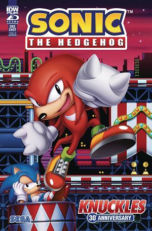 Sonic The Hedgehog Knuckles 30Th Ann Special #1 CVR B HUGHES cover