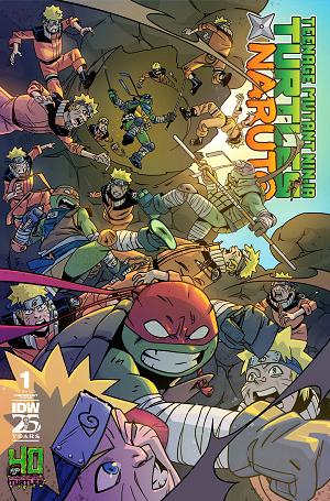 Teenage Mutant Ninja Turtles X Naruto #1 cover