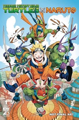 Teenage Mutant Ninja Turtles X Naruto #1 CVR A JIMENEZ cover