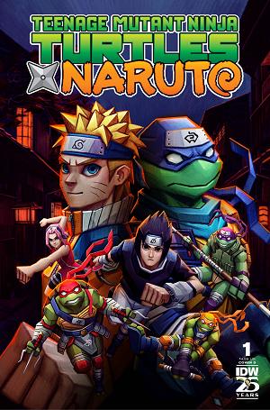 Teenage Mutant Ninja Turtles X Naruto #1 CVR D MONCAYO cover