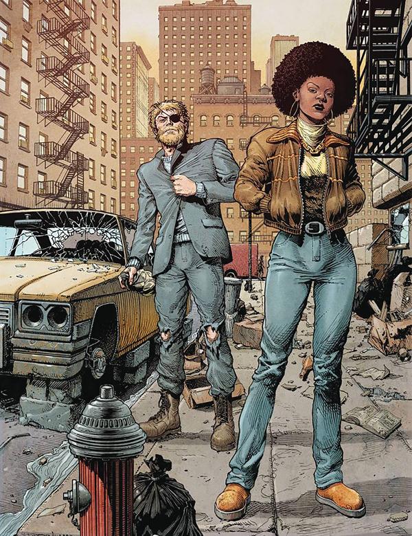 Judge Dredd Megazine #473 cover by Cliff Robinson
