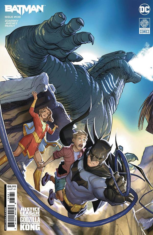 Batman #138 CVR G WOODS CONN JL GODZ KONG CSV cover