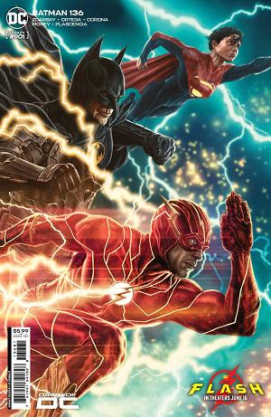 Batman #136 CVR E CVR E LEE BERMEJO THE FLASH MOVIE CARD STOCK cover