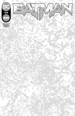 Batman #125 CVR L CVR L BLANK SKETCH cover