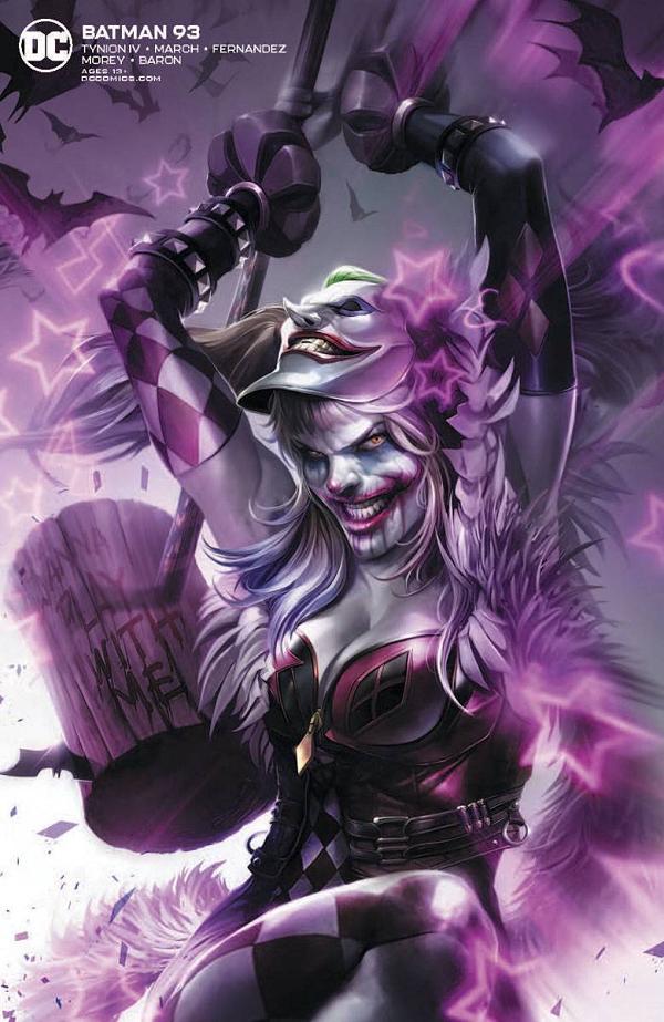 Batman #93 CARD STOCK FRANCESCO MATTINA cover