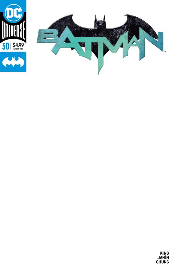 Batman #50 BLANK cover
