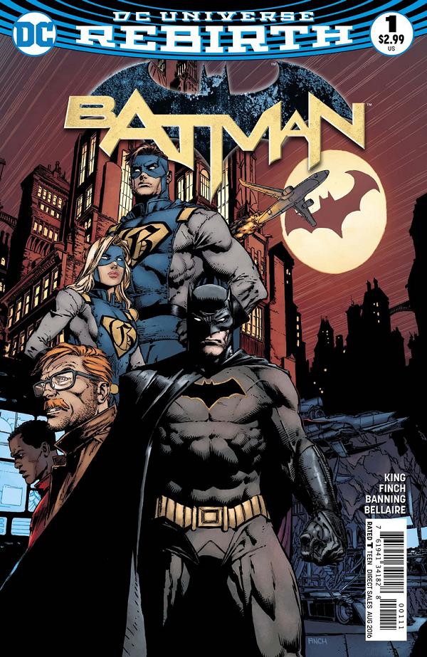 Batman #1 cover by David Finch