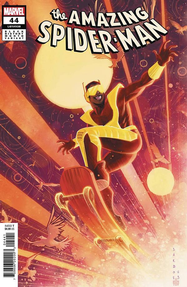 Amazing Spider-Man #44 DARBOE BLACK HISTORY MONTH cover