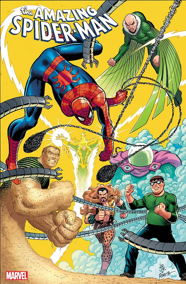 Amazing Spider-Man #34 JOHN ROMITA JR JOHN ROMITA SR cover
