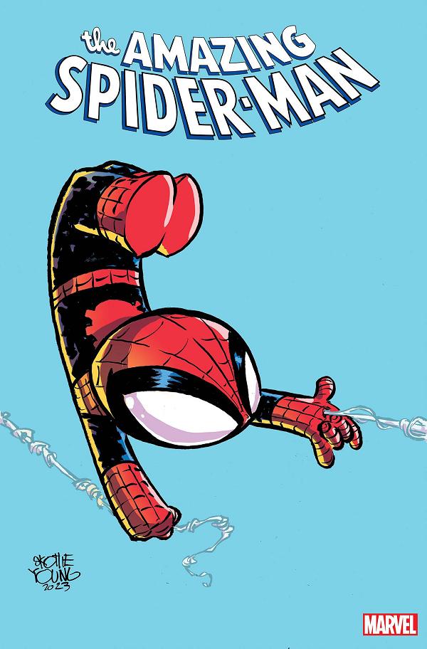 Amazing Spider-Man #25 variant cover by Skottie Young