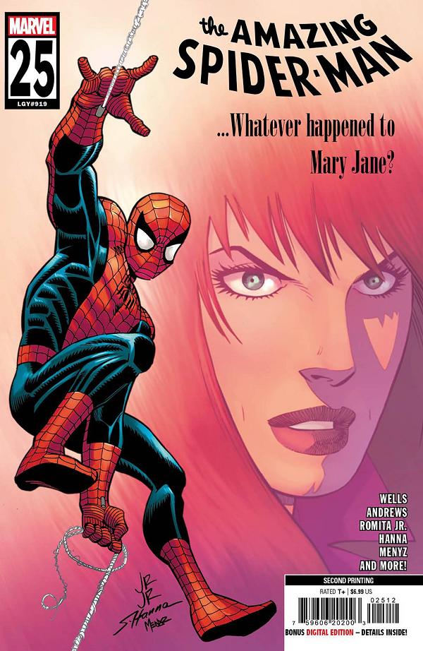 Amazing Spider-Man #25 variant cover by John Romita Jr.