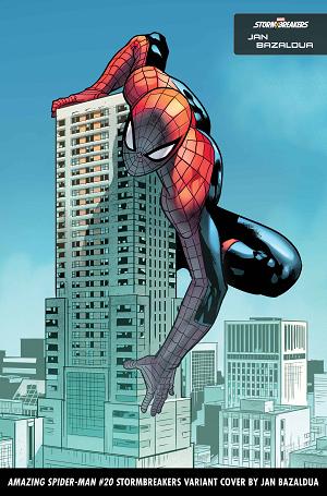 Amazing Spider-Man #20 BAZALDUA STORMBREAKERS cover