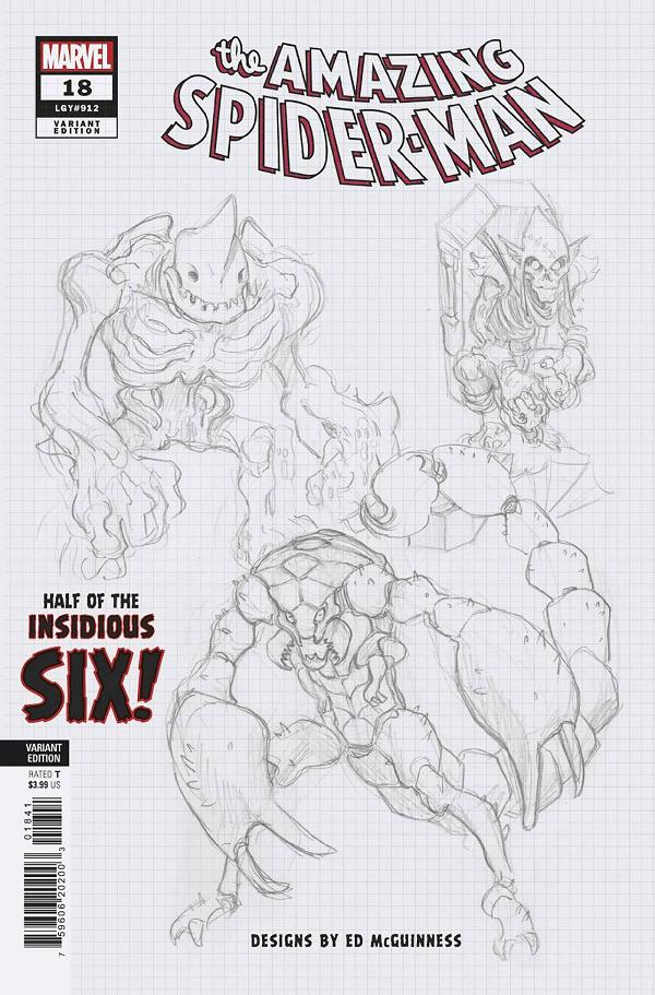 Amazing Spider-Man #18 MCGUINNESS DESIGN cover