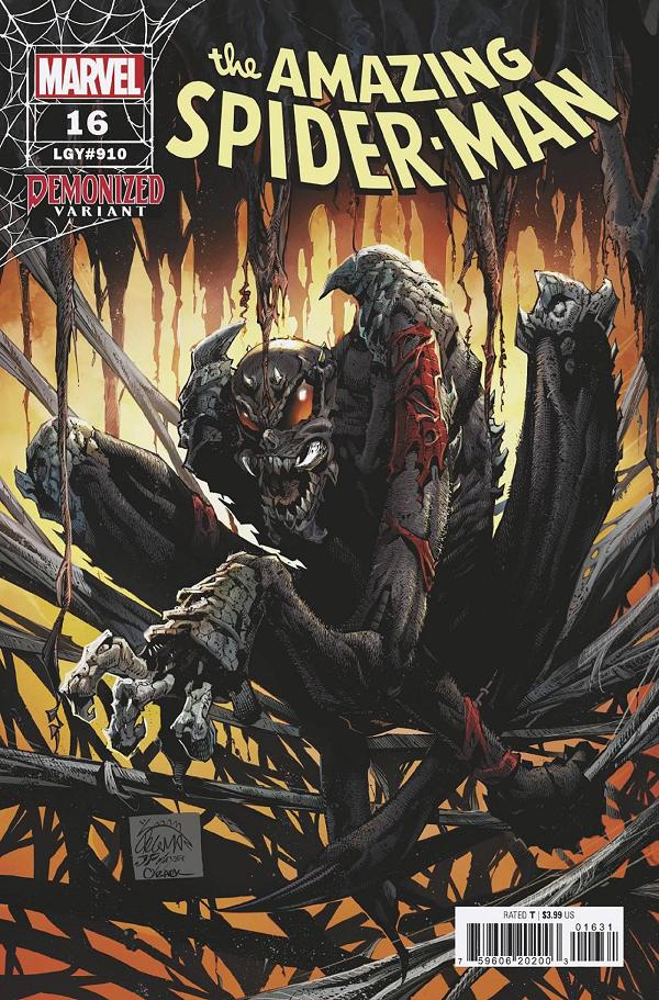 Amazing Spider-Man #16 STEGMAN DEMONIZED cover
