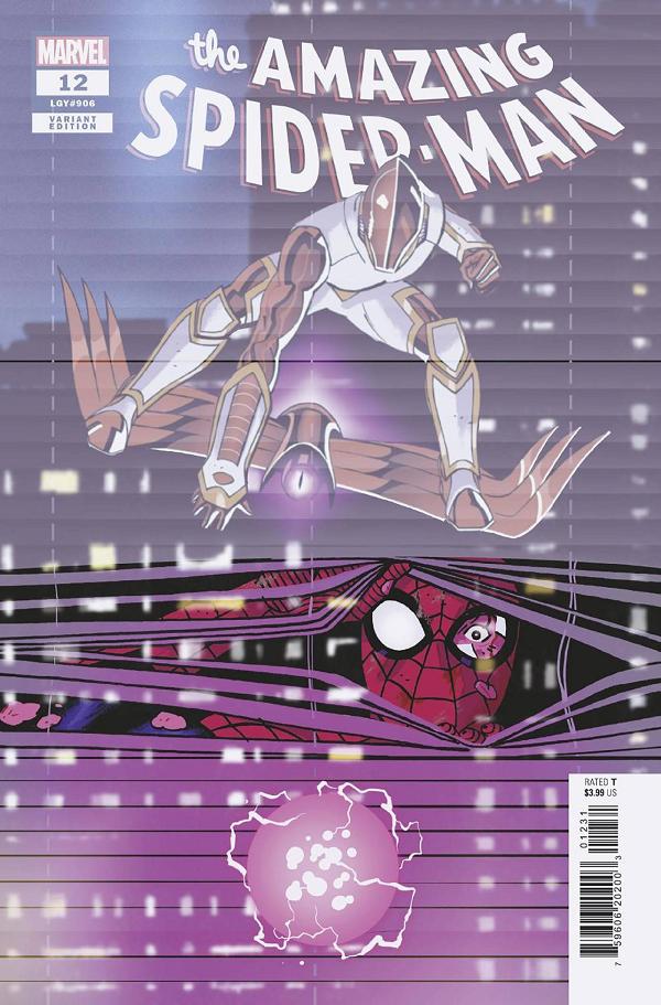 Amazing Spider-Man #12 REILLY WINDOW SHADES cover
