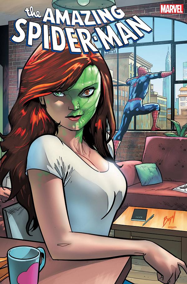 Amazing Spider-Man #4 BAZALDUA SKRULL cover