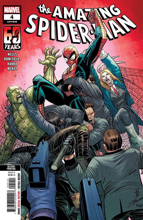 Amazing Spider-Man #4 variant cover by John Romita Jr.