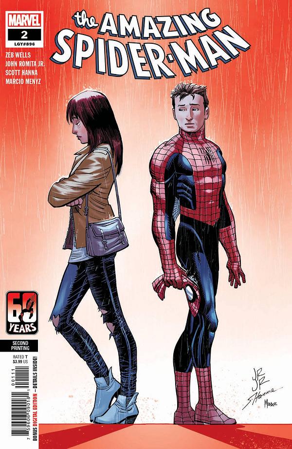 Amazing Spider-Man #2 variant cover by John Romita Jr.