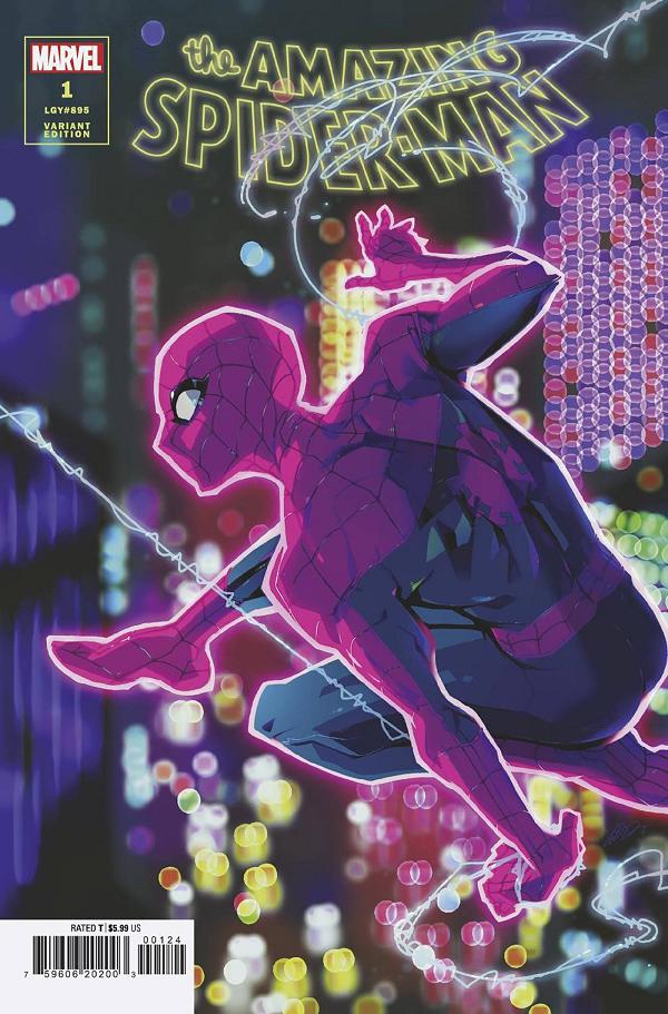 Amazing Spider-Man #1 variant cover by Rose Besch